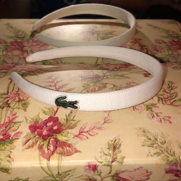 Authentic Lacoste headbands and knockoff Burberry - Picture 2 of 5
